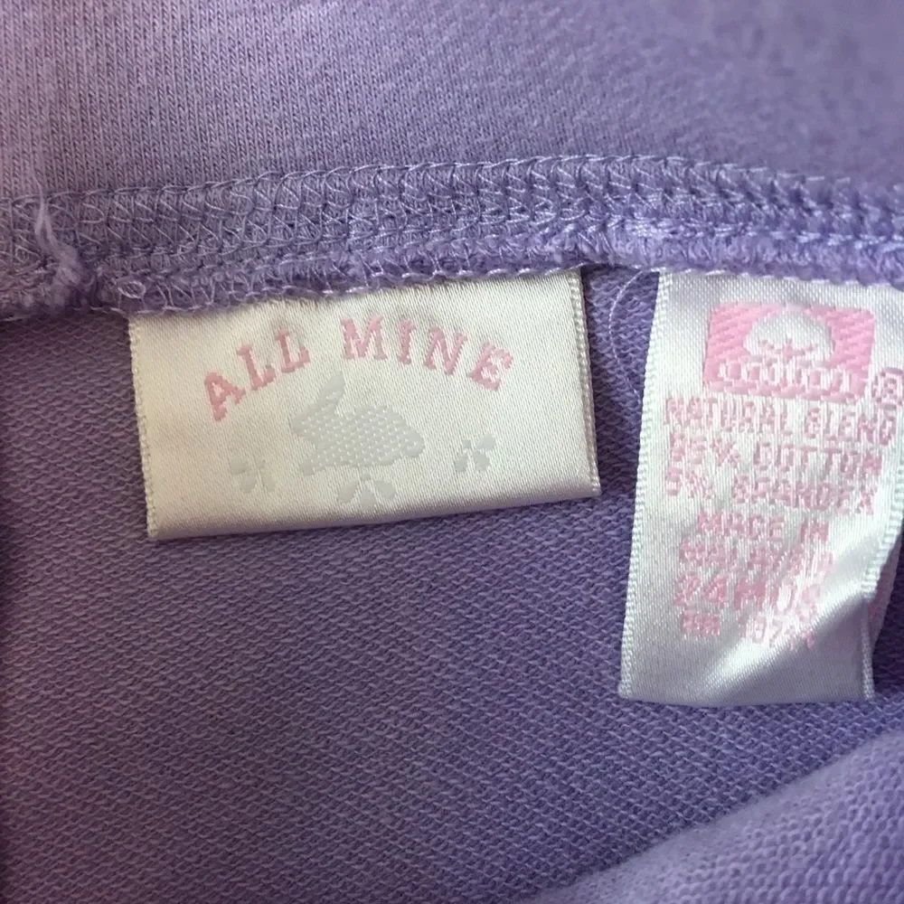 All Mine Infant Girls Skirt 24 mo Purple NWOT